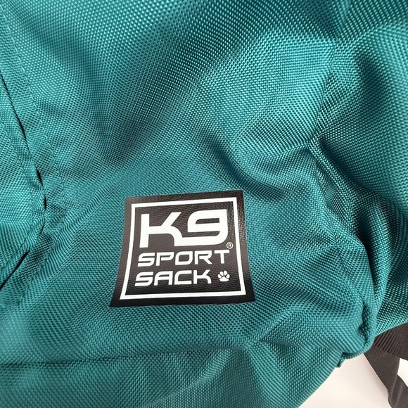 K9 Sport Sack Trainer Dog Backpack Carrier Teal Medium Pet Bike Hiking Travel - Picture 3 of 7